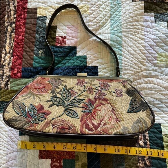 Vintage Beaded Floral Shoulder Bag - Picture 2 of 6